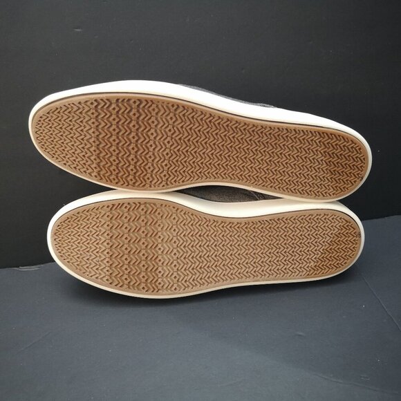 Steve Madden Men's Size 11.5 Dark Grey Lace Closure Fenta Deck Shoes - Picture 6 of 8